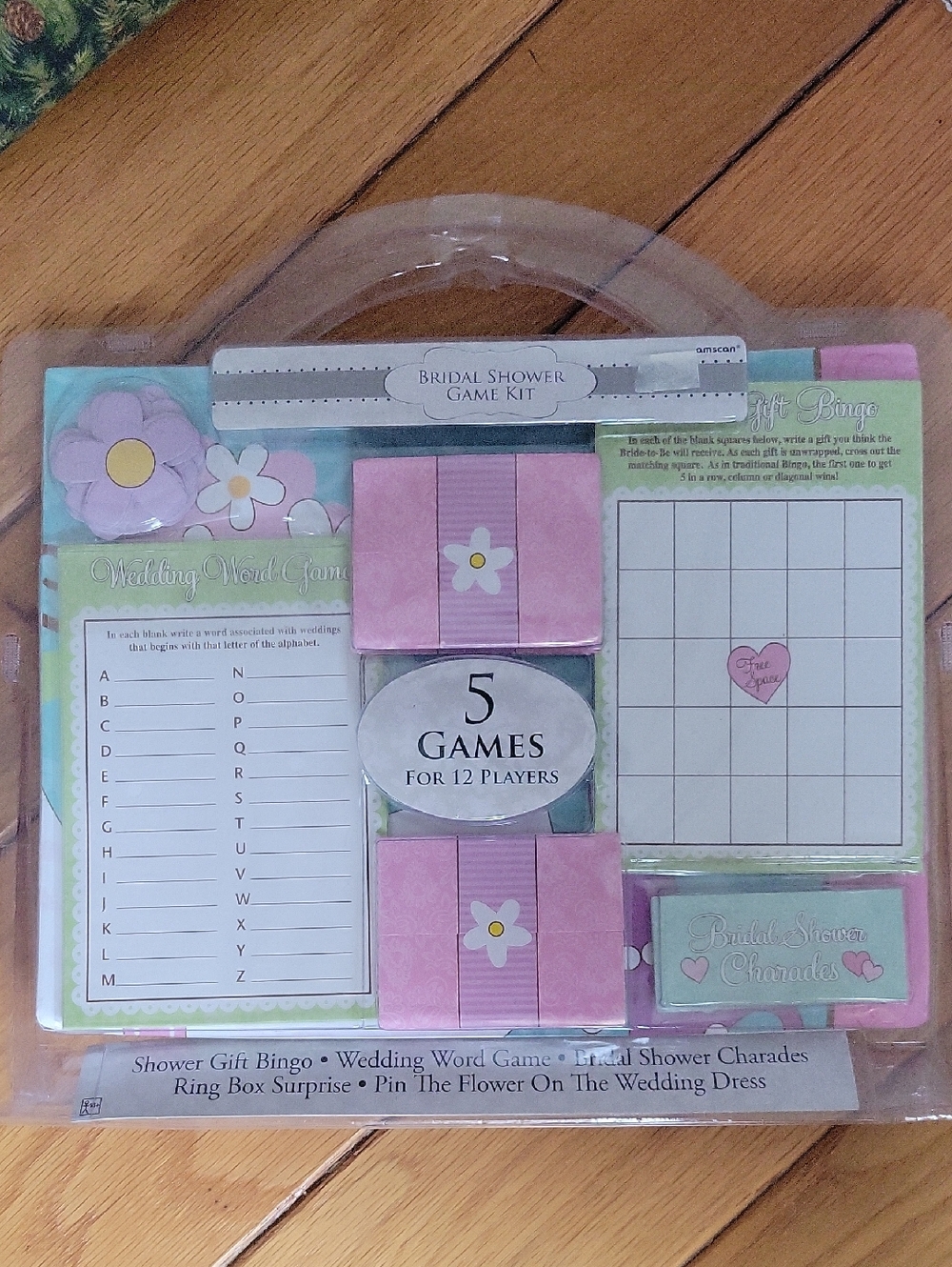 Bridal Shower Game Kit - 5 Games For 12 Players. NIP
